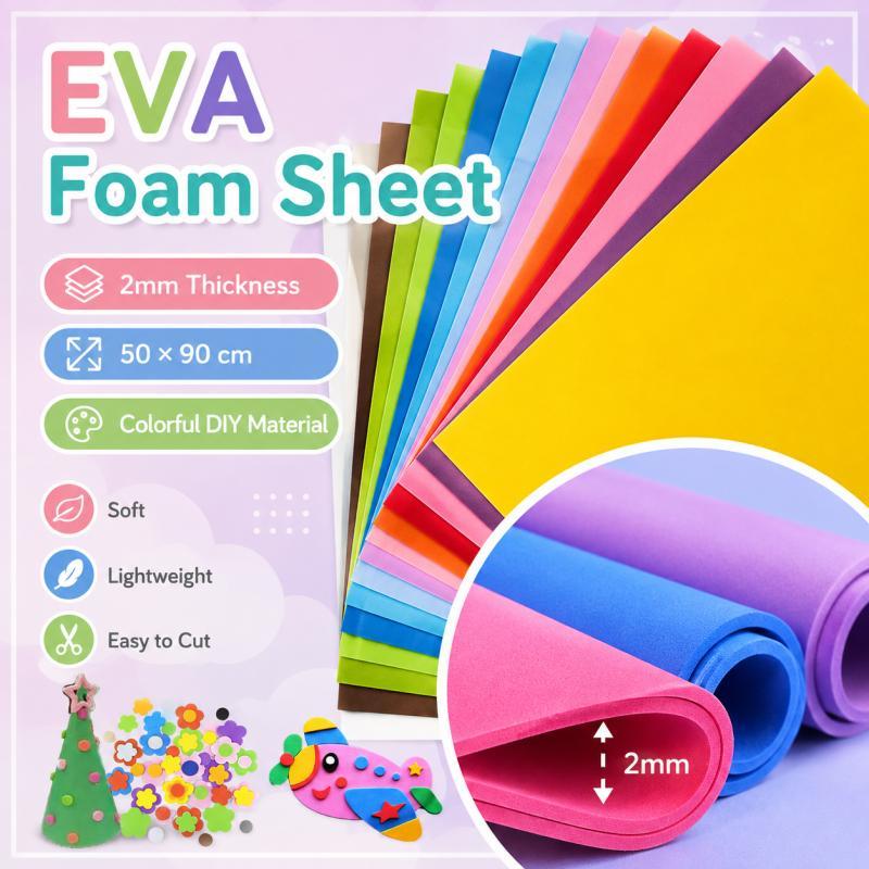 Cosplay Props Eva Foam - 2mm EVA 폼 시트, 다채로운 색상의
