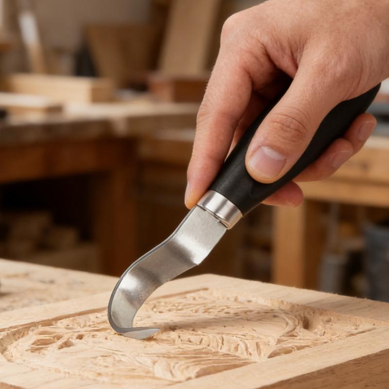 Craft Knife Set - 인체공학적 나무 손잡이와 스테인리스 스틸 칼날이