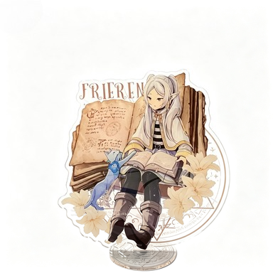 Frieren Cosplay Prop - 프리렌: 비욘드 저니 엔드 아크릴 스탠디