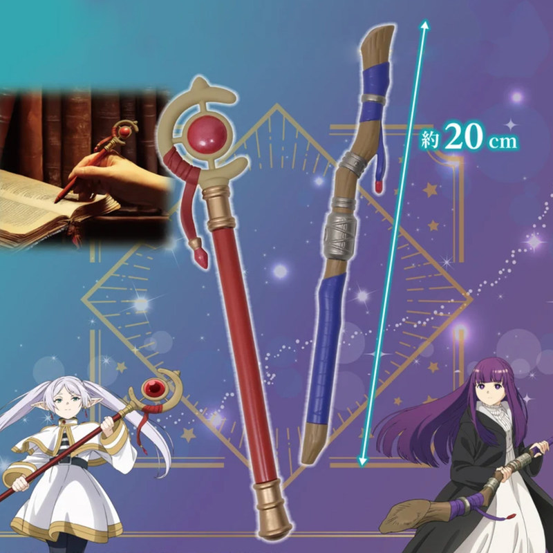 Frieren Cosplay Prop - 후류 프리렌 매직 완드 볼펜 애니메이션