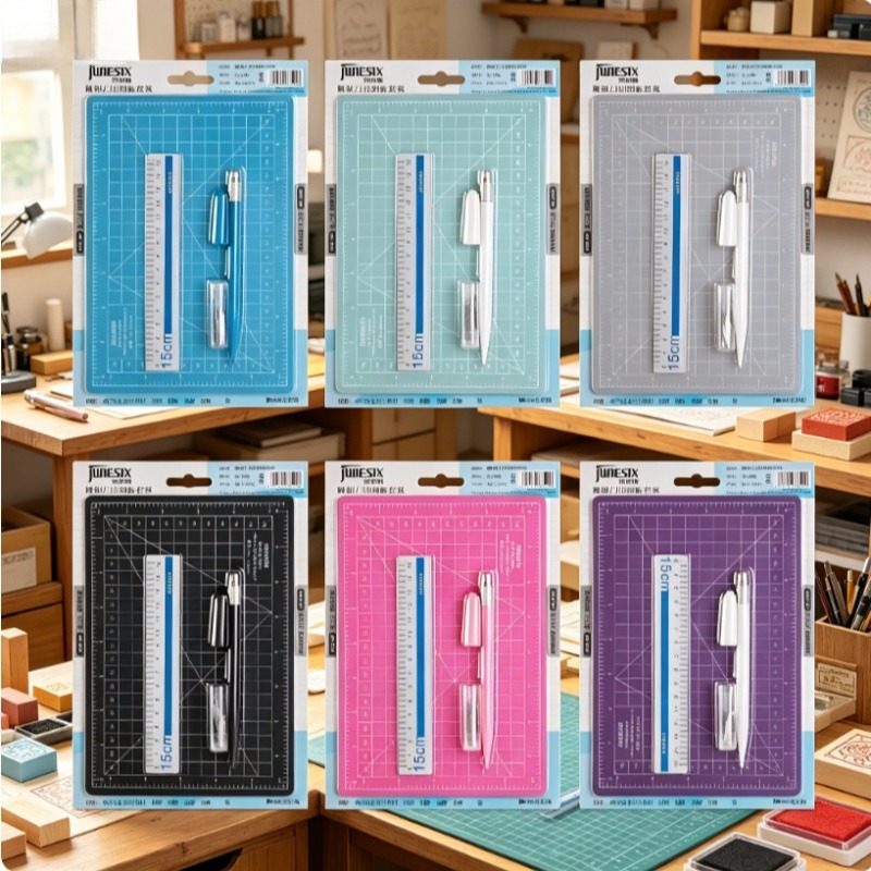 Craft Knife Set - 다기능 공예 커팅 패드 세트 가죽