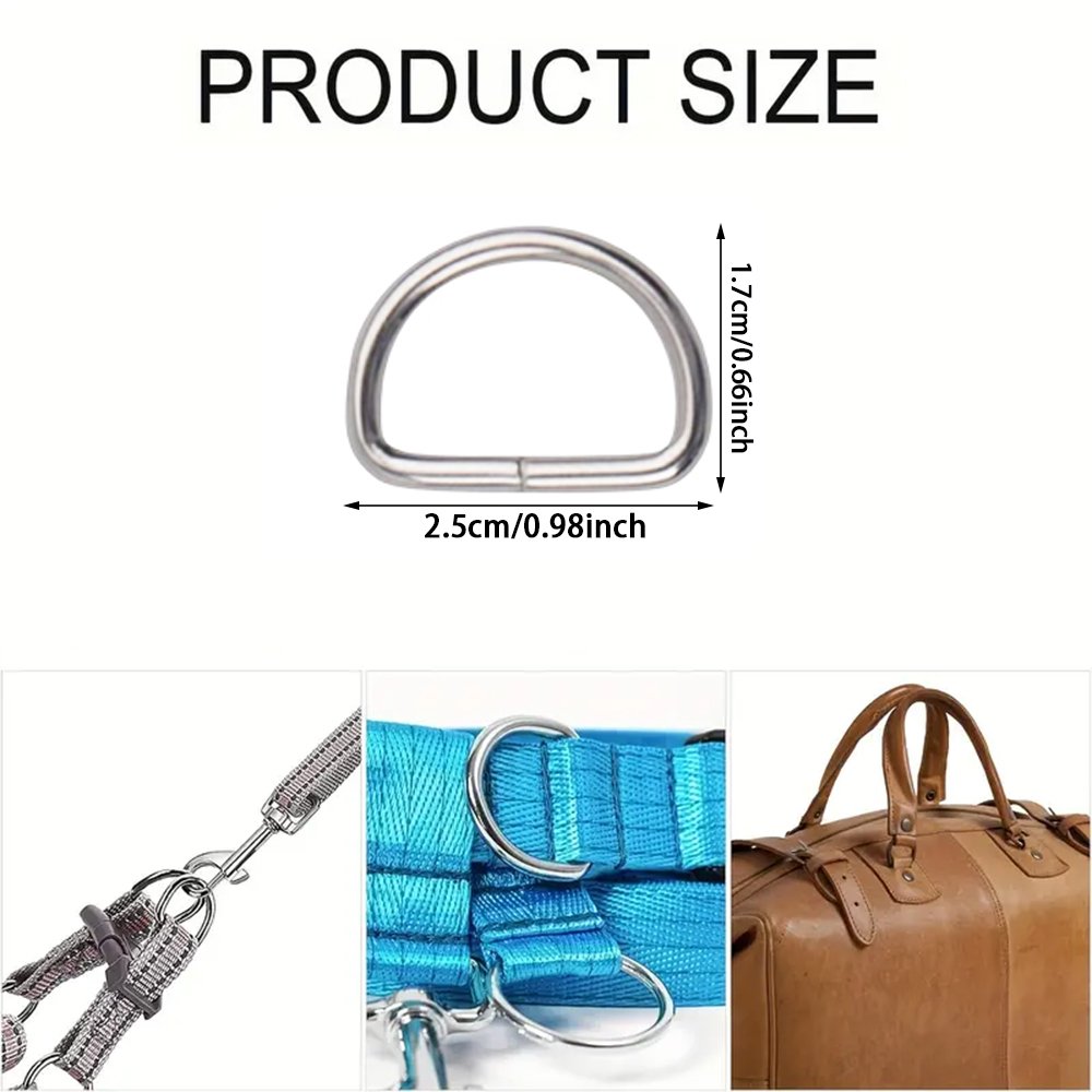38개/58개/80개 세트의 D형 링, 금속 버클, 끈 - D Ring Strap 리뷰 및 가격