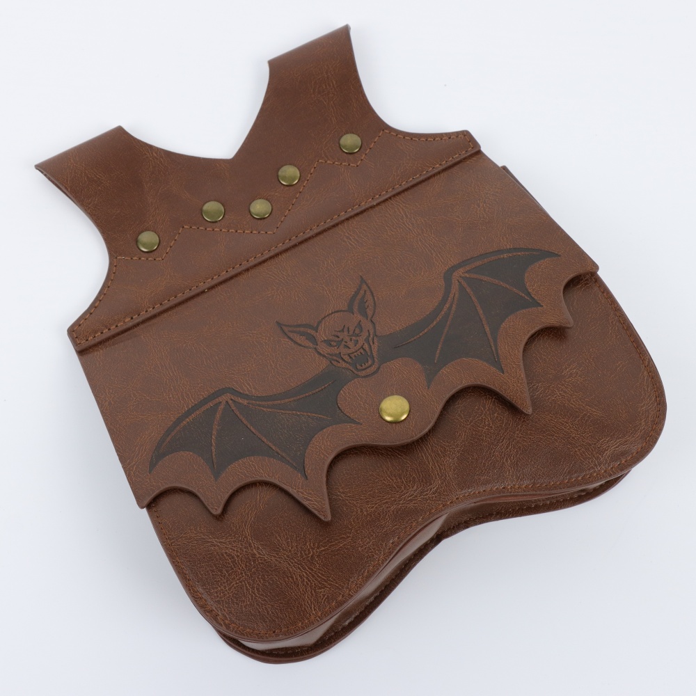 할로윈 중세풍 PU 가죽 허리 가방, 박쥐 무늬 벨트  - Prop For Cosplay 리뷰 및 가격
