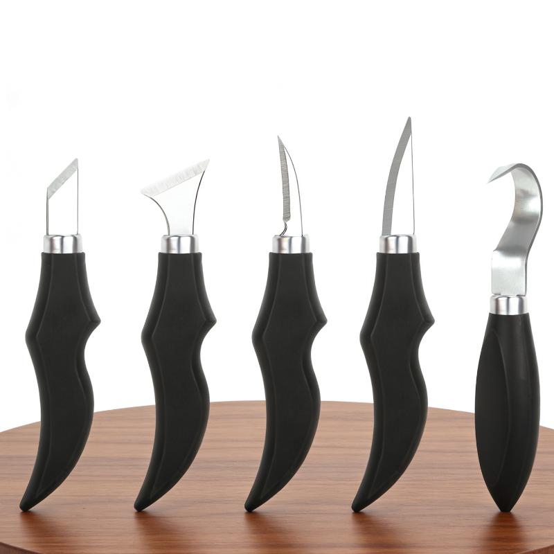 인체공학적 나무 손잡이와 스테인리스 스틸 칼날이 있는  - Craft Knife Set 리뷰 및 가격