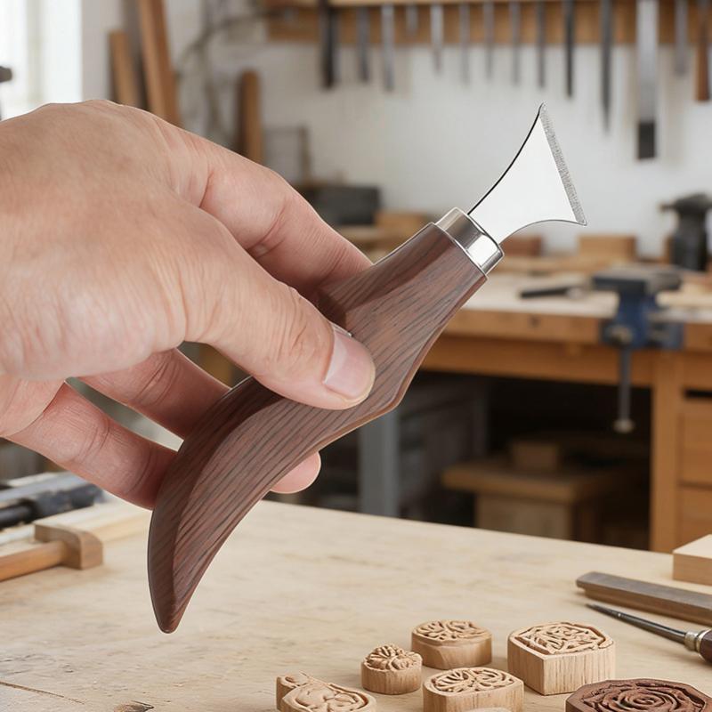 인체공학적 나무 손잡이와 스테인리스 스틸 칼날이 있는  - Craft Knife Set 리뷰 및 가격