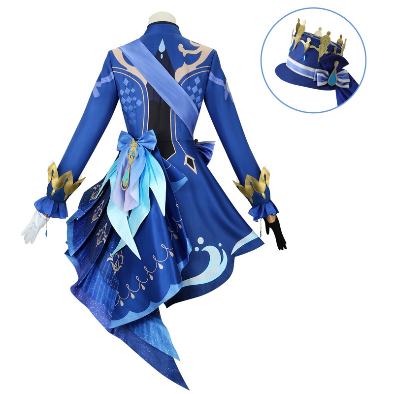 Furina 코스프레 의상 가발 헤어 임팩트 Fonta - Frieren Cosplay Prop 리뷰 및 가격