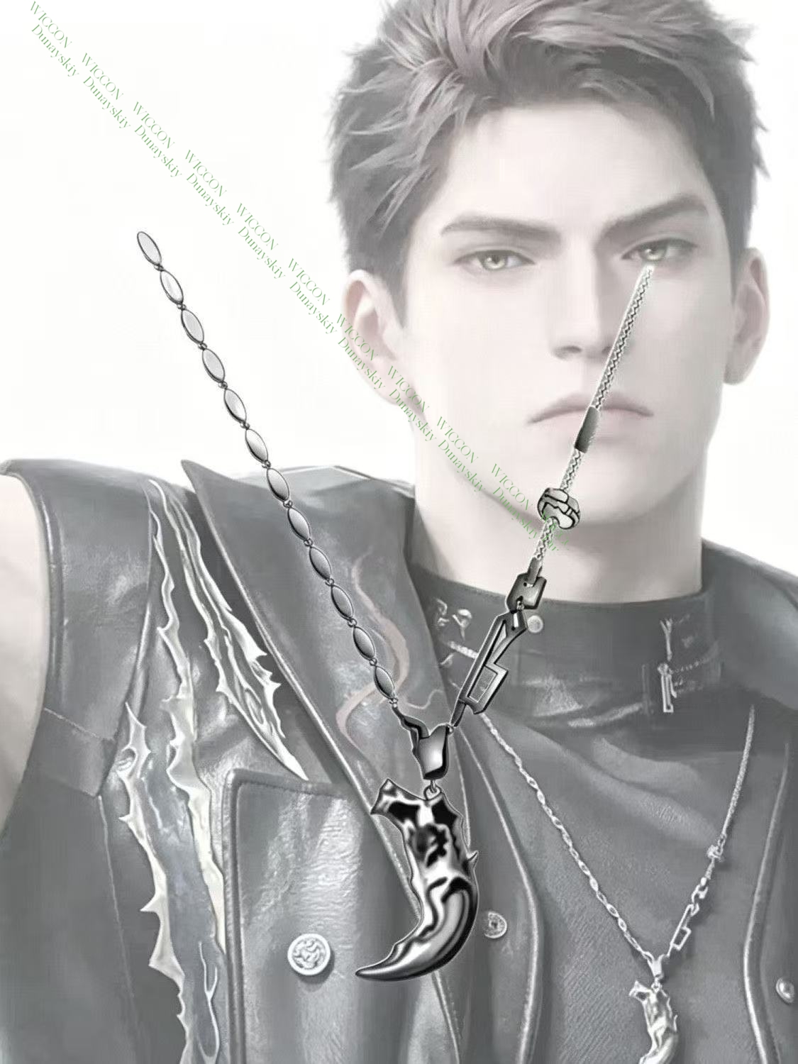 러브 앤 딥스페이스 발코 아오인 울프 하프 마스크 3D - Cosplay Prop Making 리뷰 및 가격