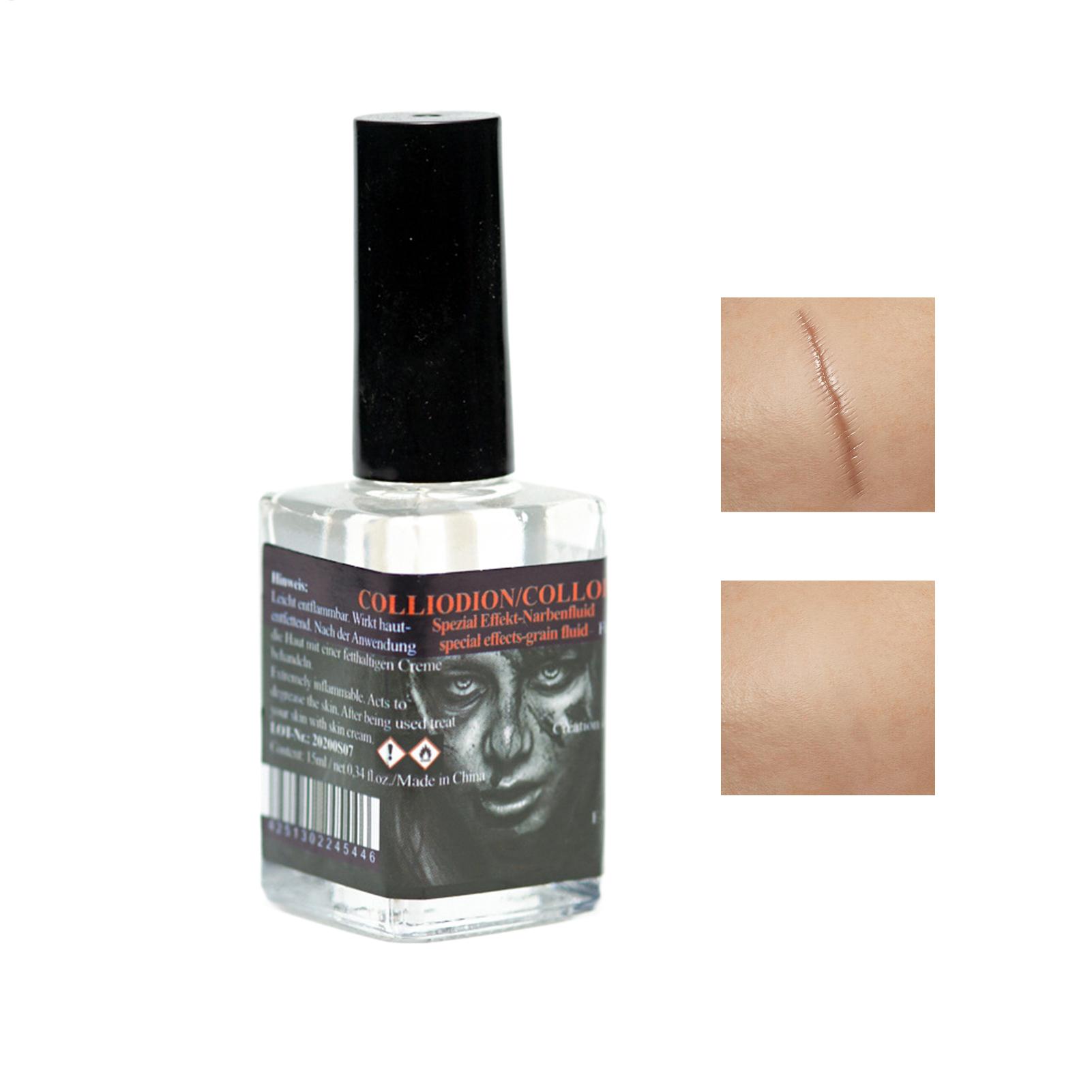 흉터 액체 15ml 얼굴 부상 효과 페인트(브러시 포함 - Cosplay Prop Paint 리뷰 및 가격