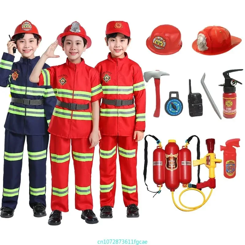 어린이 소방관 유니폼 샘 소방관 코스프레 의상 어린이  - Cosplay Prop Works 리뷰 및 가격