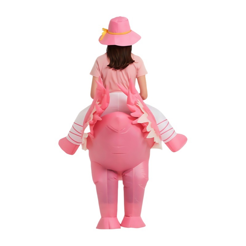 분홍색 플라밍고 모양의 에어벌룬 의상, 만화 동물 캐릭 - Prop For Cosplay 리뷰 및 가격
