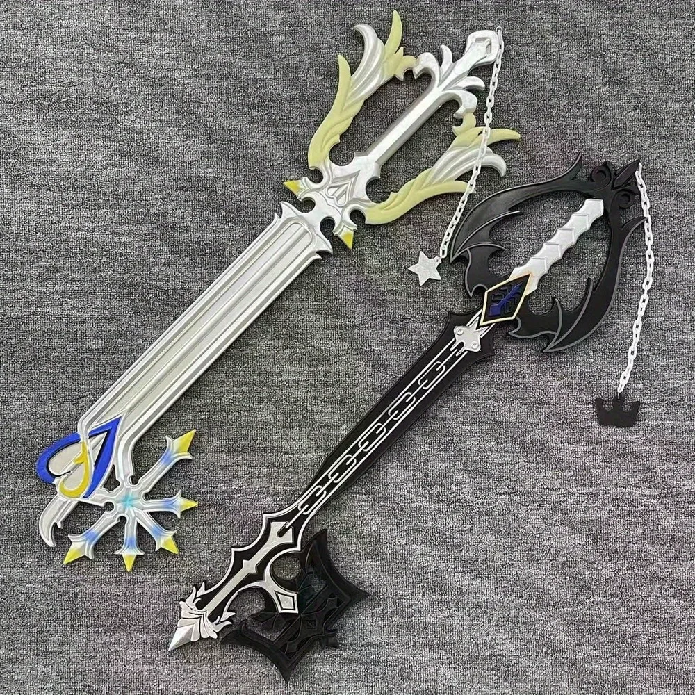 킹덤 하츠 42인치 108cm 블랙 화이트 키블레이드  - Keyblade Cosplay Prop 리뷰 및 가격